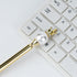 SHIDOW Gold Pen, Pearl Decorated Metal Ballpoint Pen, 4PC, for Office, Home, Party, Christmas