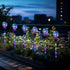 Huacenmy 6 Pack Bulb Solar Lights Outdoor Garden Decorative Waterproof Lights Outside Solar Pathway Lights for Garden