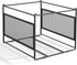 Hanging File Folder Frame for Legal & Letter Size, Organizer Rack for Filing Cabinet & Desk Drawer, 1 Pack