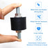 M10 Rubber Studs Shock Absorber Anti-Vibration Isolator Mounts 4 Packs, Rubber Cylindrical Vibration Isolation Mount