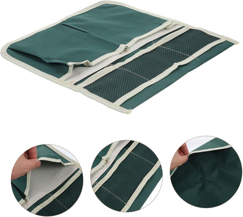 Toddmomy Large Oxford Garden Kneeler Tool Bag Pouch with Ample Storage for Gardening Enthusiasts Wear Resistant