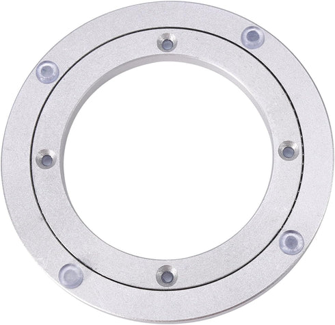 ChiweiJ Heavy Duty Aluminium Alloy Rotating Bearing Plate, Round Table Turntable for Dining