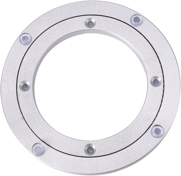 ChiweiJ Heavy Duty Aluminium Alloy Rotating Bearing Plate, Round Table Turntable for Dining