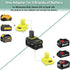 DM18RL Battery Adapter for Dewalt to Ryobi, Convert Dewalt 20V Lithium Battery to Ryobi 18V P107 P108 with 5V 2.1A MAX