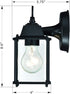 2 Packs Bulbs WISBEAM Outdoor Wall Lantern, Black Exterior Waterproof Wall Sconce for House, Aluminum Housing Plus