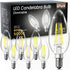 TJOY LED Candelabra Bulbs Dimmable, 60W Equivalent Chandelier Light Bulbs, E12 Small