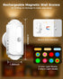 Lazukes Set 2, Motion Sensor Wall Light, Rechargeable Peel and Stick on Sconce of Wireless No Drill RGB Wall Lamps