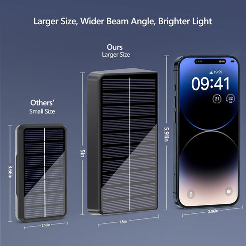 8 Pack 9 11 100lm IP65 Brizled Solar Fence Lights Outdoor, Colors & Modes - Warm White/Cool White/RGB Color Changing