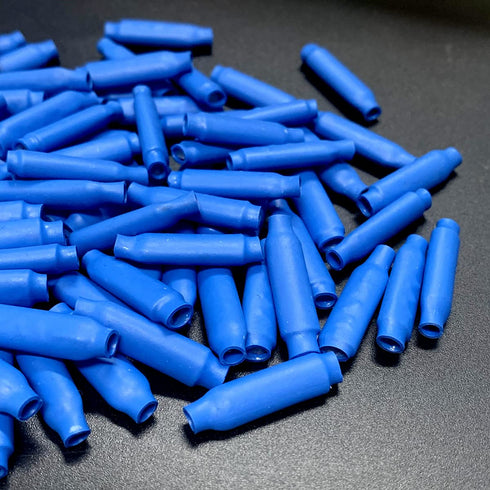 100PC Blue B Connectors, Silicone Filled Wet B Wire Gel Telephone Alarm Wire Crimp Splices