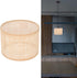 E27 E14 Rattan Lamp Shade Vintage Woven Basket Chandelier Hanging Table Floor Light Cover