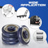 4 Pack 5" 1.2" 5/16 2 Stemless 2 NATGAI Shopping Cart Replacement Casters Kit, Shopping Cart Wheels Diameter Width