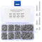 M2 Flat Head Self Tapping Screws, 800 Pcs Self Drilling Fastener Screws Assortment Kit