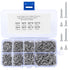 M2 Flat Head Self Tapping Screws, 800 Pcs Self Drilling Fastener Screws Assortment Kit