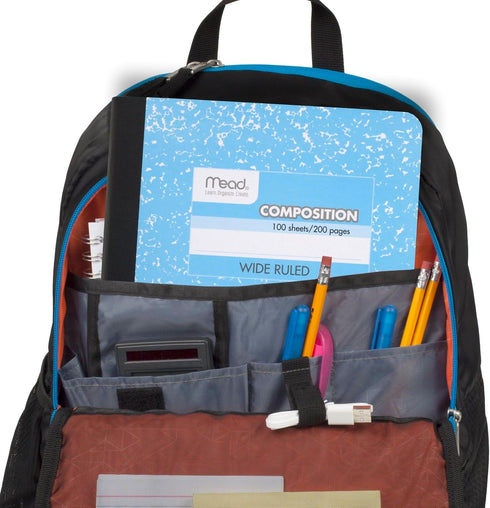 Mead Composition Notebooks, 6 Pack, Wide Ruled Paper, 7-1/2" x 9-3/4", 100 Sheets, Assorted Bright Colors (950054-ECM)