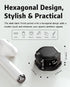 Cuworlis 8 Pack Magnetic Cable Clips Cord Organizer-Adhesive Wire Holder, Under Desk Cord Holder Keeper for Home Office