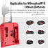 2 Packs Power Wheels Adapter for Milwaukee M18 Battery - DIY RC Car Toys Robotics Battery Converter Kit with Fuse &