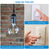 300ft (2 1 Wireless Light Switch and Receiver Kit, Ortis RF Range Wireless Wall Switches for Lights, Fans, Battery