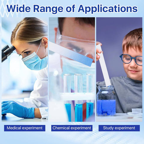 500 Pcs 6.3 x 0.79 In Chromatography Paper Strip, Laboratory Cleaning Paper for Pigment Separation and Science