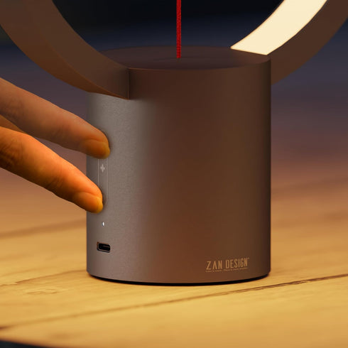 Dimmer,Nightstand Lamp,3 Table Lamp for Bedroom - Balance Lamp,Bedside Lamp with Touch Level Brightness Rechargered