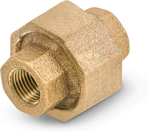 Everflow Supplies BRUN0038-NL 3/8-Inch Brass Union, No Lead