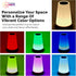 Smart Touch LED Night Light, Cordless Rechargeable Lamp for Bedroom Night Stand with Remote Control, Portable Night