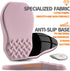 Ergonomic Slope Mouse Pad with Wrist Support, Carpal Tunnel Pain Relief with Massage Bulge, Memory Foam