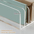 SANRUI Clear Desk Mail Organizer, 9 Compartments Acrylic Document Sorter, Multifunction Letter Folder Racks for Office