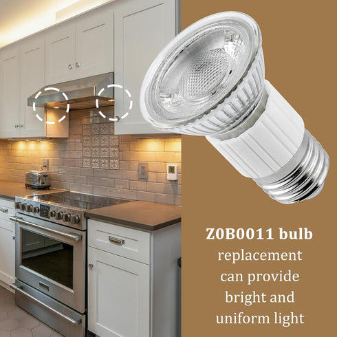Greatshow 2-Pack Z0B0011 Bulbs Dacor,5WLED Bulb Range Hood Light Replacement for Zephyr