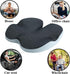 SQYROY Adult Comfortable Seat Cushion, Non-Slip Orthopedic Office Chair Cushions & Memory Foam Coccyx Cushion Back Pain
