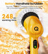5000mAh Q4, 5 qimedo Battery Electric Spin Scrubber Handheld Scrubber for Cleaning with Display, Power Dish Scrubber