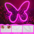 3 3-AA BRIGHTDECK Pcs Butterfly Neon Signs, Neon Light for Bedroom, USB or Battery Powered LED Wall Dcor for Valentines