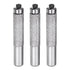uxcell 3 Pcs Diamond Profile Straight Router Bit 13.3mm Dia 1/2" Shank