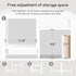 Jerry & Maggie Desktop Organizer Office Storage Rack Adjustable Wood Display Shelf Free Style Double H
