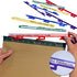 Ultimate Office MagniFile Insertable Hanging File Folder Tabs, Set of 20, Assorted Indexes to Find Files Fast