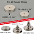 4PCS Magnet,92lbs 1/4 MUTUACTOR Strong Neodymium Pot Heavy Duty Magnets with Female Thread,Powerful Rare Earth Magnets