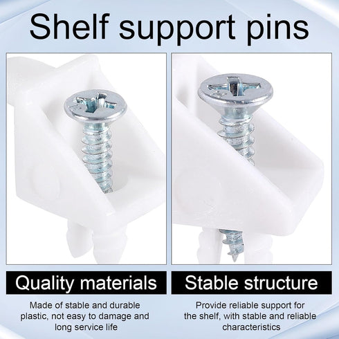 BOXOB 20pcs #101558, Shelf Support Pins for IKEA Part Shelf Support Pegs Replacement Accessories Compatible with IKEA