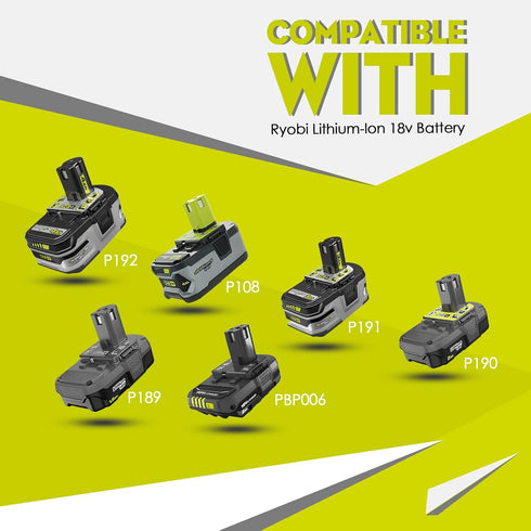 Ecarke Power Wheels Adaptor for Ryobi 18V One+ P108 P107 P102 Battery Dock Connector for RC Toy & Car