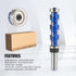Flush Trim Router Bit 1/2" Shank, Flat Trimming Router Bits for Woodworking Milling Cutter Tool (1/2x3/4x2-9/16)