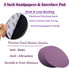 7000 Grit Wet Dry Sandpaper 40pcs 3 Inch Sanding Disc Hook and Loop Premium Aluminum Oxide for Metal, Wood