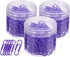YOKIVE 600 Pcs Paper Clips, 1.1-Inch Purple Office Clips with Box for Neat Desk Organization