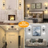 2-Light (1 Pack) FadimiKoo Black Bathroom Lighting Over Mirror, Modern Sconces Wall Light Fixtures, Indoor Semi Flush