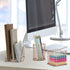 Sorbus 5-Piece Desk Organizer Set, Rose Gold Accessories Includes Pencil Cup Holder, Letter Sorter, and More for Home