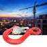 5000Lbs Lifting Hook Safety Latch Design Red Hoist Hook Alloy Steel Crane Hook for Ship Construction