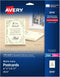 Printable Postcards Avery, 4.25" x 5.5", Ivory, 100 Blank Postcards for Laser and Inkjet Printers (5919)