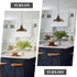 Hallway,2 Packs Oil Rubbed Bronze Pendant Light Modern Pendant Lights for Kitchen Island Hanging Lighting Fixture Over