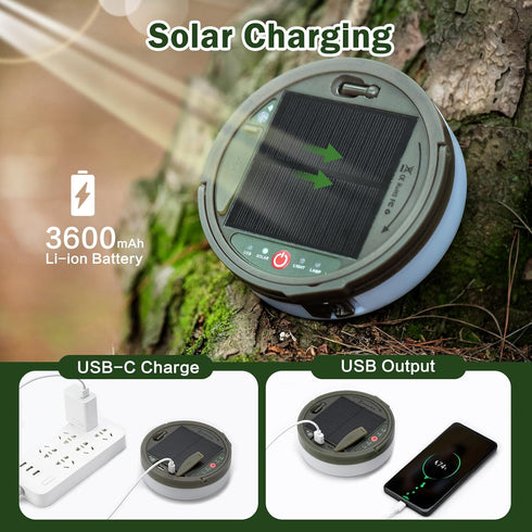 Sutaig 4 1 Outdoor(39.4ft) 8 Solar Camping String Lights, in Camping String Lights with Lighting Modes, Solar Powered