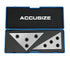 Accusize Industrial Tools 2 Pcs Solid Angle Plate Set - 30-60-90 Deg and 45-45-90 Deg