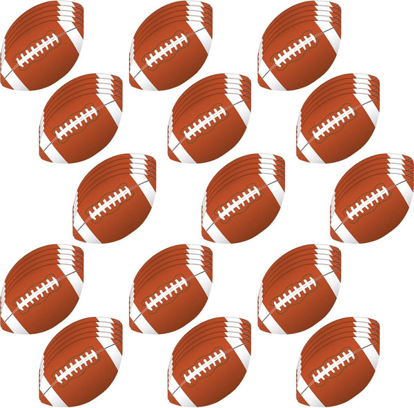 Tenceur 80 Pcs Sports Party Cutout, 5.91 Inch Paper Ball Cut Outs for Sports Theme Birthday Decorations