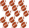 Tenceur 80 Pcs Sports Party Cutout, 5.91 Inch Paper Ball Cut Outs for Sports Theme Birthday Decorations