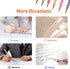 Bling Metal Pens, 6 Pack 1.0 mm Click Retractable Ballpoint Pens, Black Ink Medium Point Gift Pens for Journaling